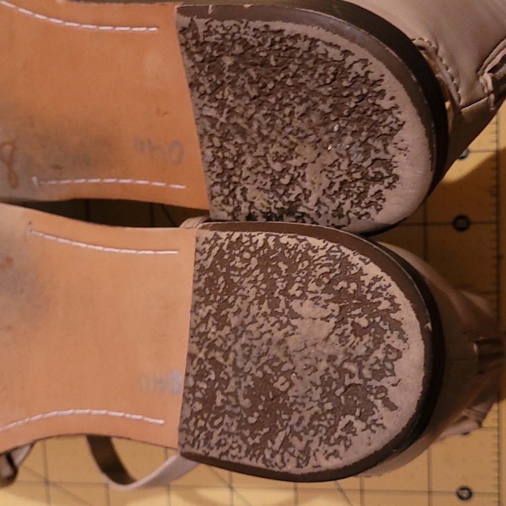Sam Edelman Tan Gladiator Flat Sandals - Picture 3 of 3